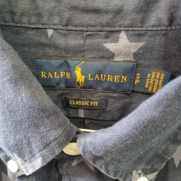 Ralph Loren Polo Linen Buttondown - Picture 3 of 4